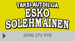 Taksi-Autoilija Esko Solehmainen